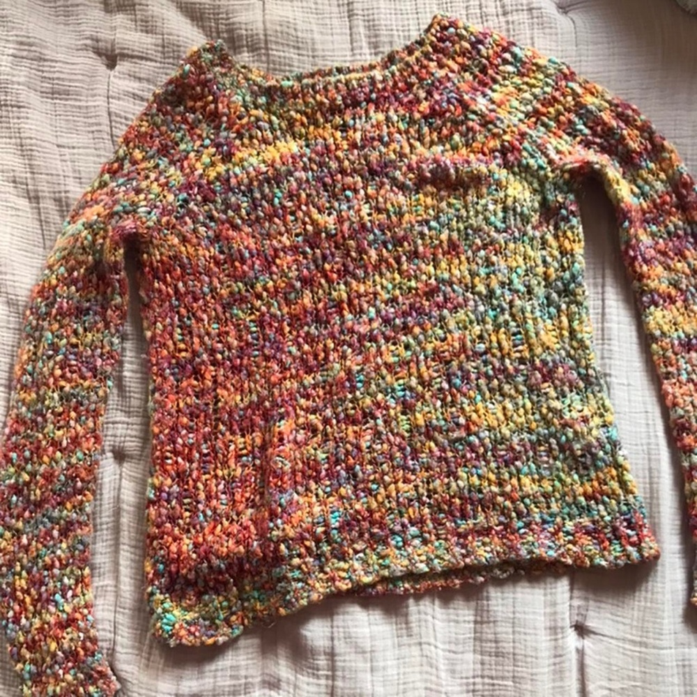Boho Multi-Color Knit Sweater